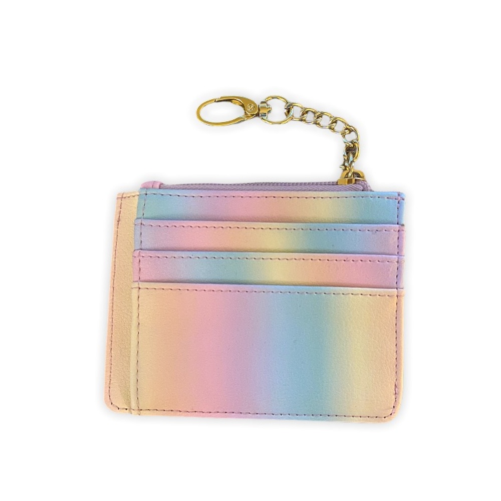 Luv Betsey Johnson "Rainbow" Cat Clip On Wallet - Picture 3 of 3